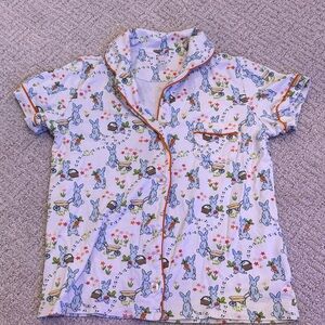 Roller Rabbit Multicolor Bunny Pajama Top